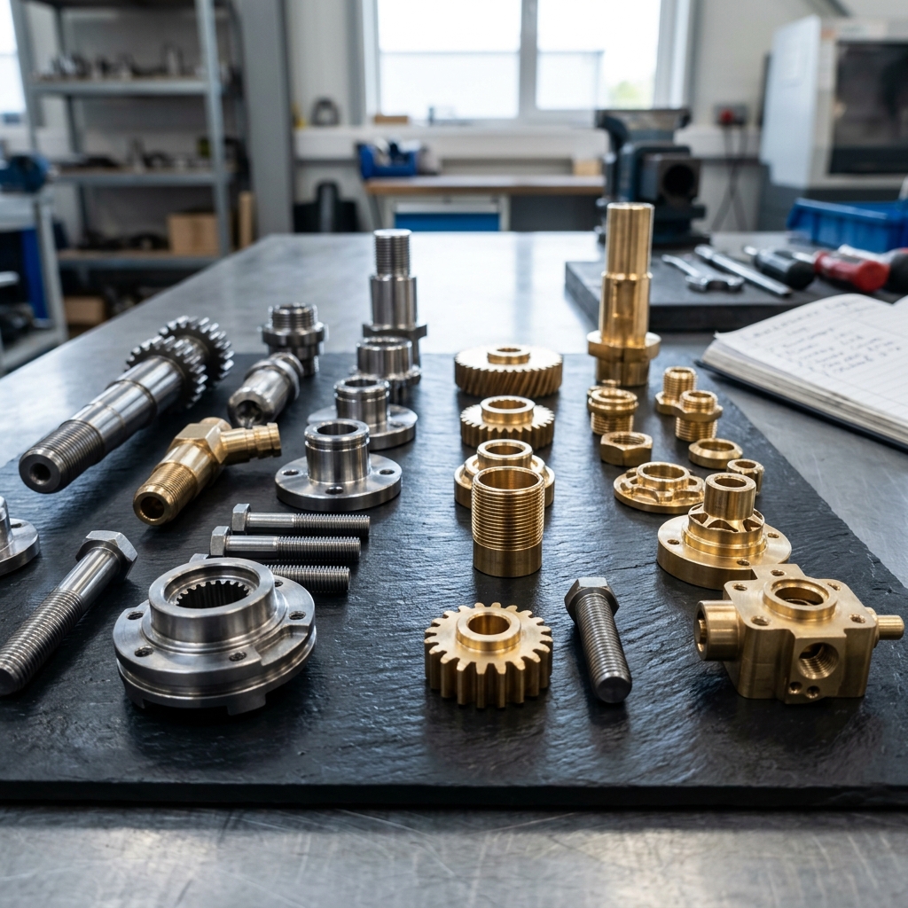 Engine threaded copper screws and pins