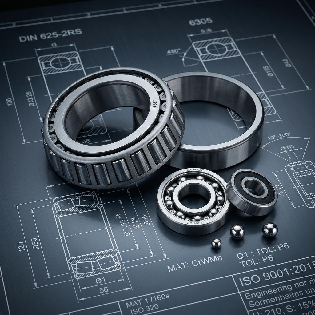 Ball and Tapered Roller Bearings Technical Blueprint