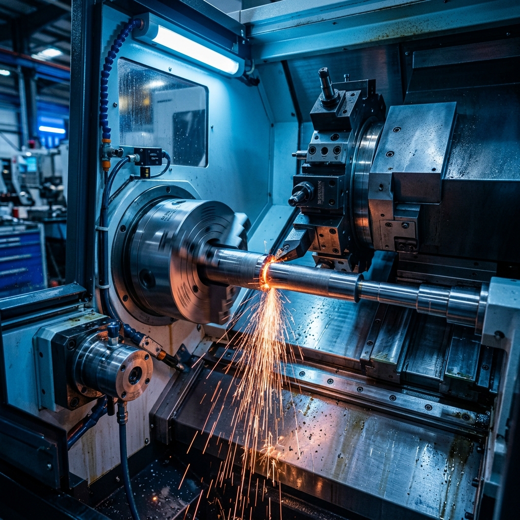 CNC Turning Work in Action